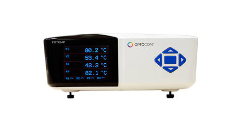 Measure temperature with fiber optic