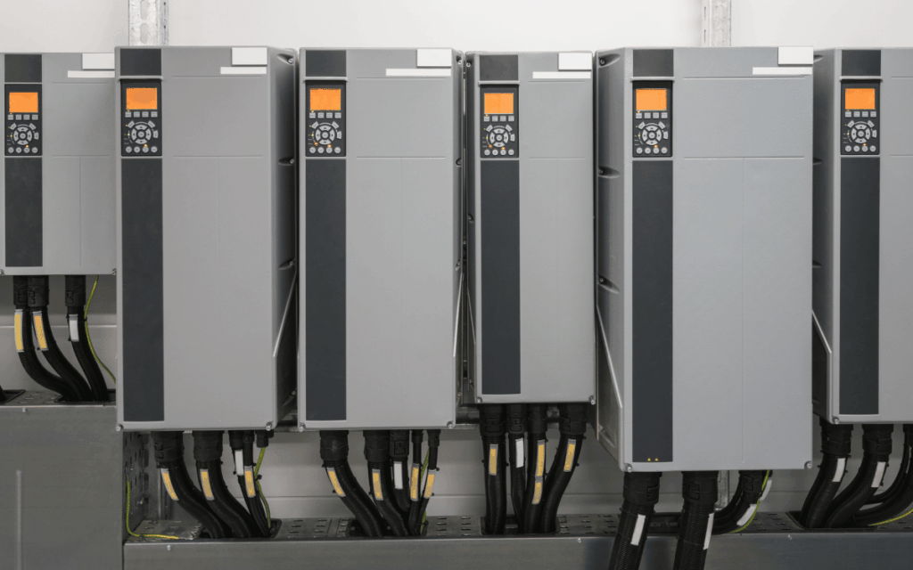 Sistema de regulación eléctrica con convertidor de frecuencia